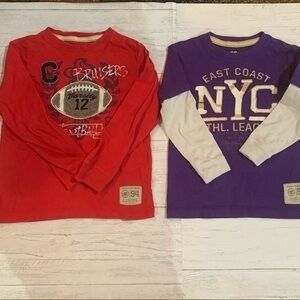 Boys Old Navy long sleeve shirts size 5